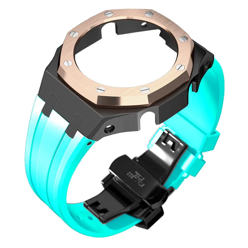 gshock original GA2100 metal case mod 316l stainless steel watch case with diamond bezel for casioak mod ga2100