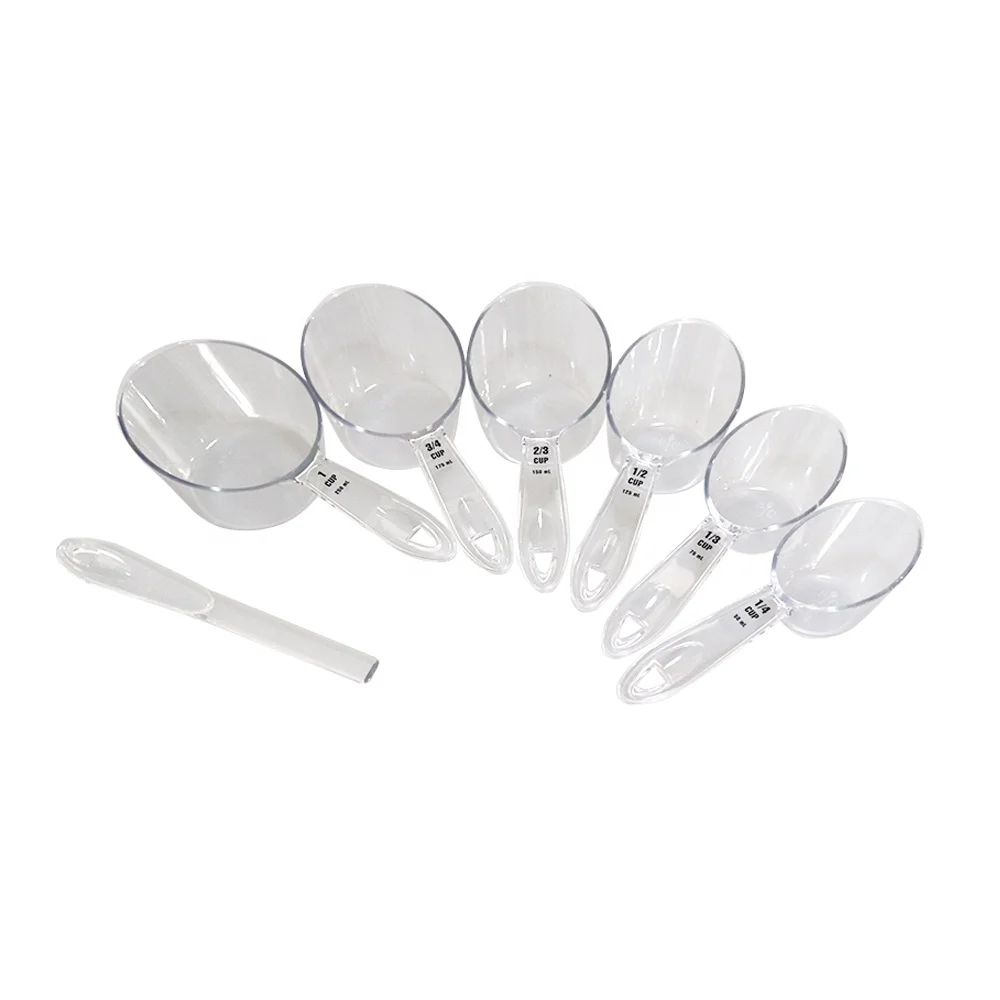 Plastic  hot selling 6pcs set measuring