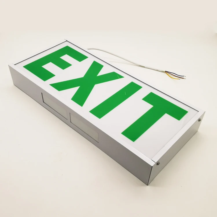 
Green white new design fashion creative indication led fire exit signs for safety 