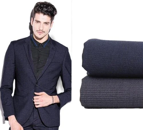 Polyester Viscose Twill Fabric Plain Dyed Stretch Tweed for Boys and Girls Suits Appropriate for Hospital Use
