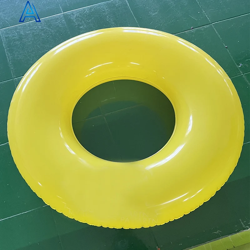 Hot sale customize swimming tube circle ring swimming float tube inflatable ring for pool water toy