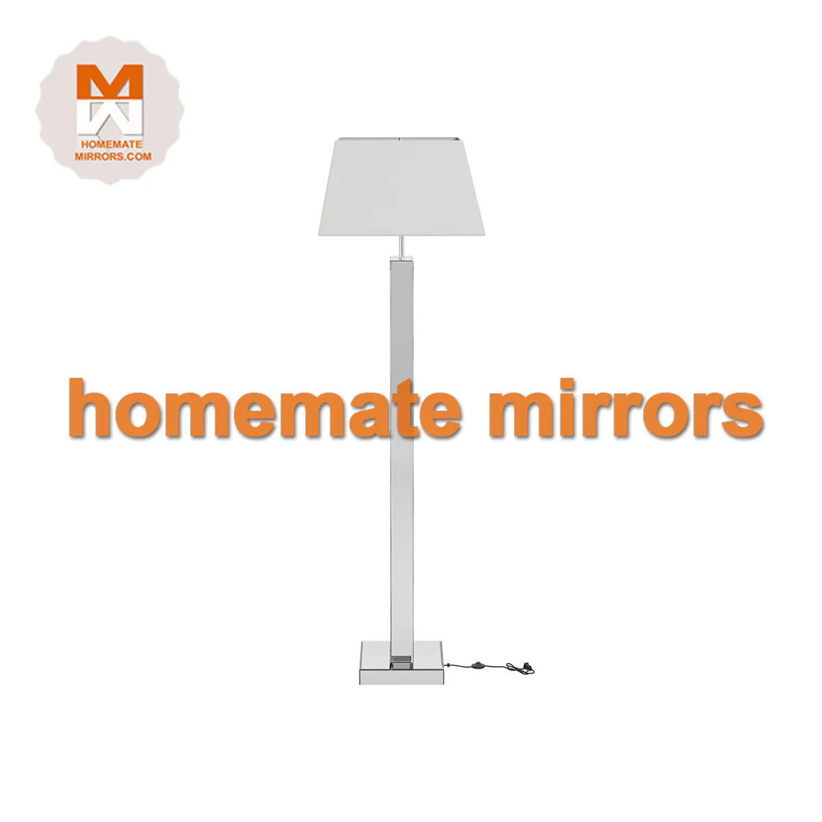 Серебряный Хрустальный торшер в гостиной подходит для отеля зеркальные огни зеркальные фары светодиодные фонари