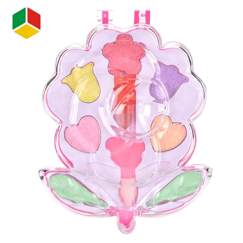 QS Toys Wholesale Pretend Play Beauty Set Gift Kids Non-toxic Make Up Set Cosmetics For Girl Birthday Gift