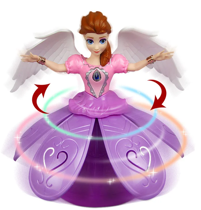 Dancing Princess Doll Toys educational 2-4 Years Educational Dancing Doll pretend Play Princess Doll number Shaped Dancing Toy