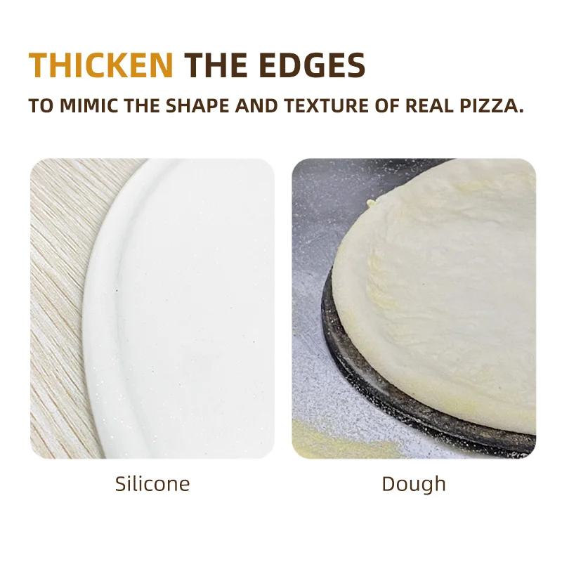 Pizza accessories silicone pizza 13inch for training Reusable Stretch rubber dough pizza de silicone para freestyle