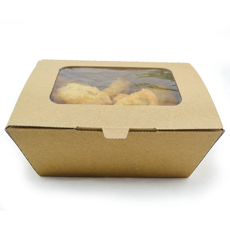 High Quality Custom Made Cardboard Disposable Round Chicken Nugget Box