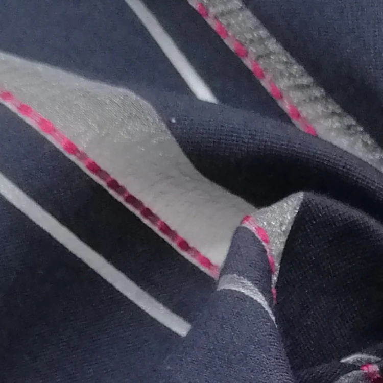 
Hot sale Polyester Polyamide Cotton dobby stripe sheer woven fabric for blouse & fashion top styles. 