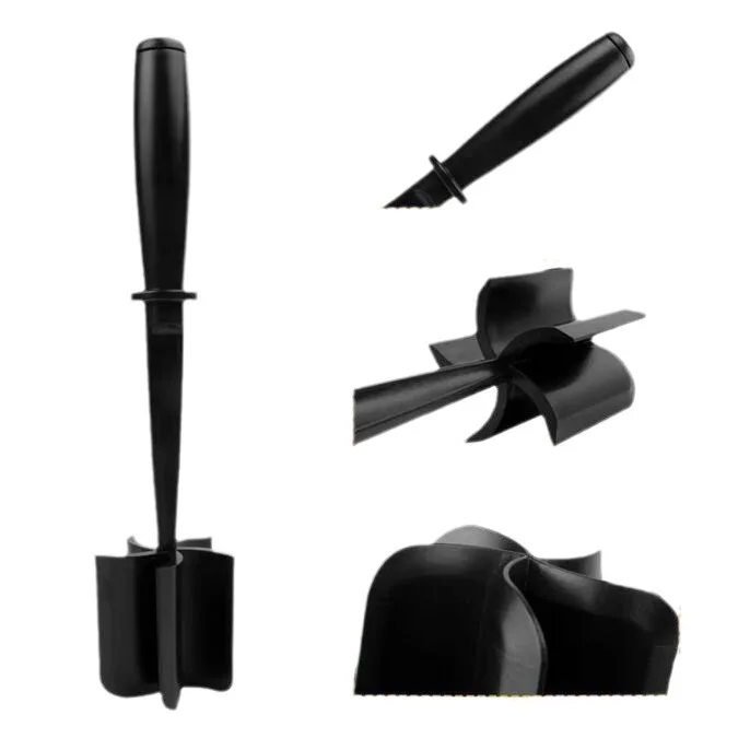 Meat Chopper Heat Resistant Meat Masher with Non-slip Handle Nylon Hamburger Chopper Ground Beef Masher Kitchen Cookware