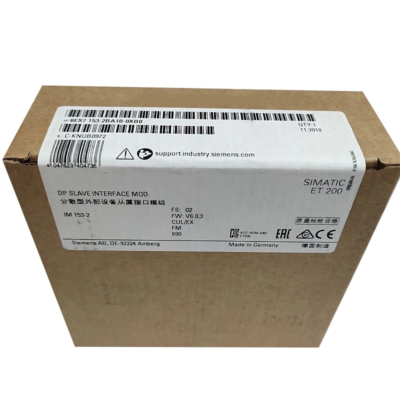 Новый оригинальный мод 6ES7153-2BA02-0XA1 6es71532ba020xa1 SIMATIC ET 200 DP Slave интерфейс со склада