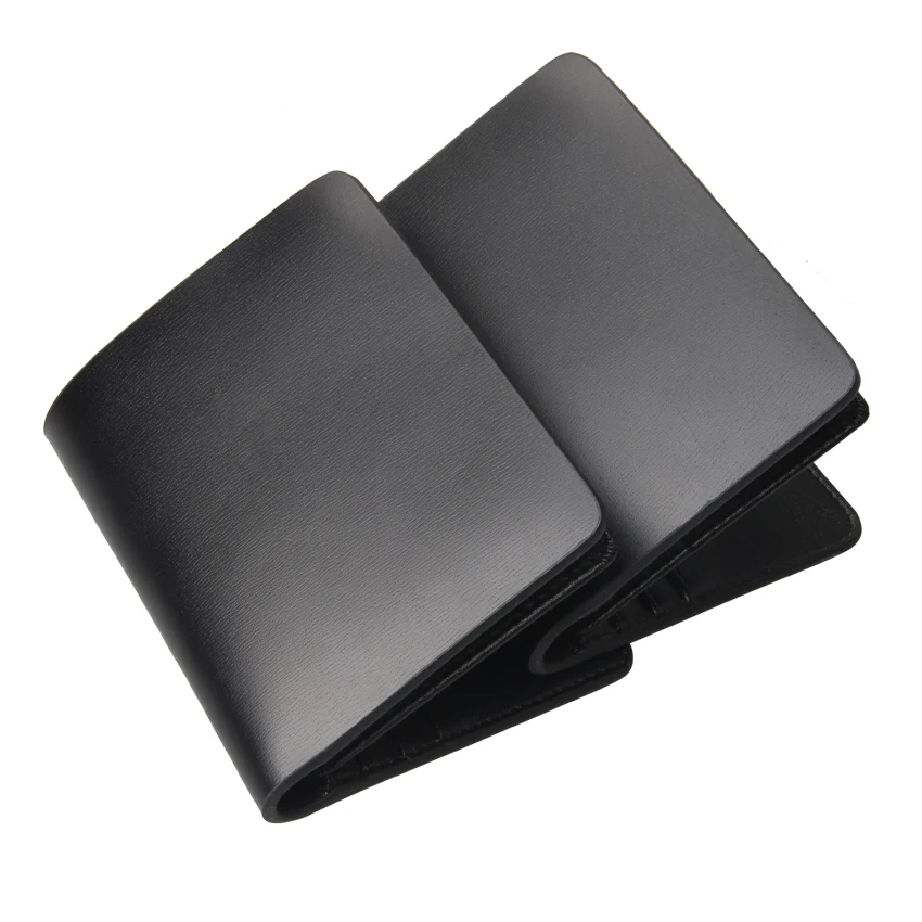 Новый продукт ручной работы из натуральной кожи бумажник с незакрепленными листьями Гладкий высококачественный индивидуальный Роскошный кошелек для мужчин