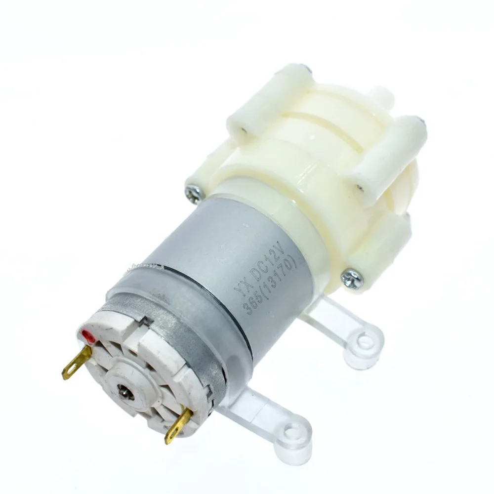 DC 6-12V R365 Diaphragm Water Pump Aquarium Air Pump Mini Electric Fresh Water Pump Aquarium Air Pumps Accessories