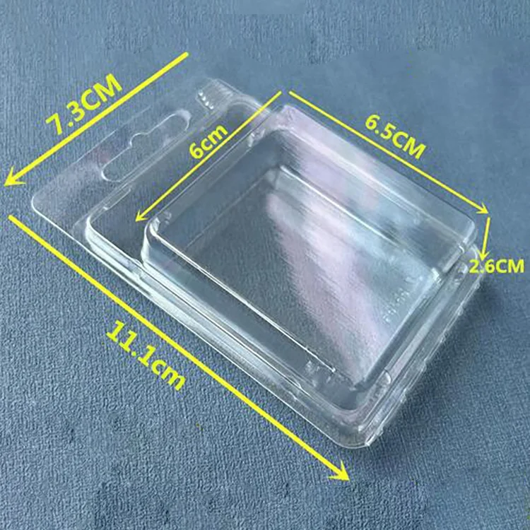 High Transparency Recycled PET Plastic Hinged Clamshell Blister Packaging for Fishing Lure Fishing Hook Tackle