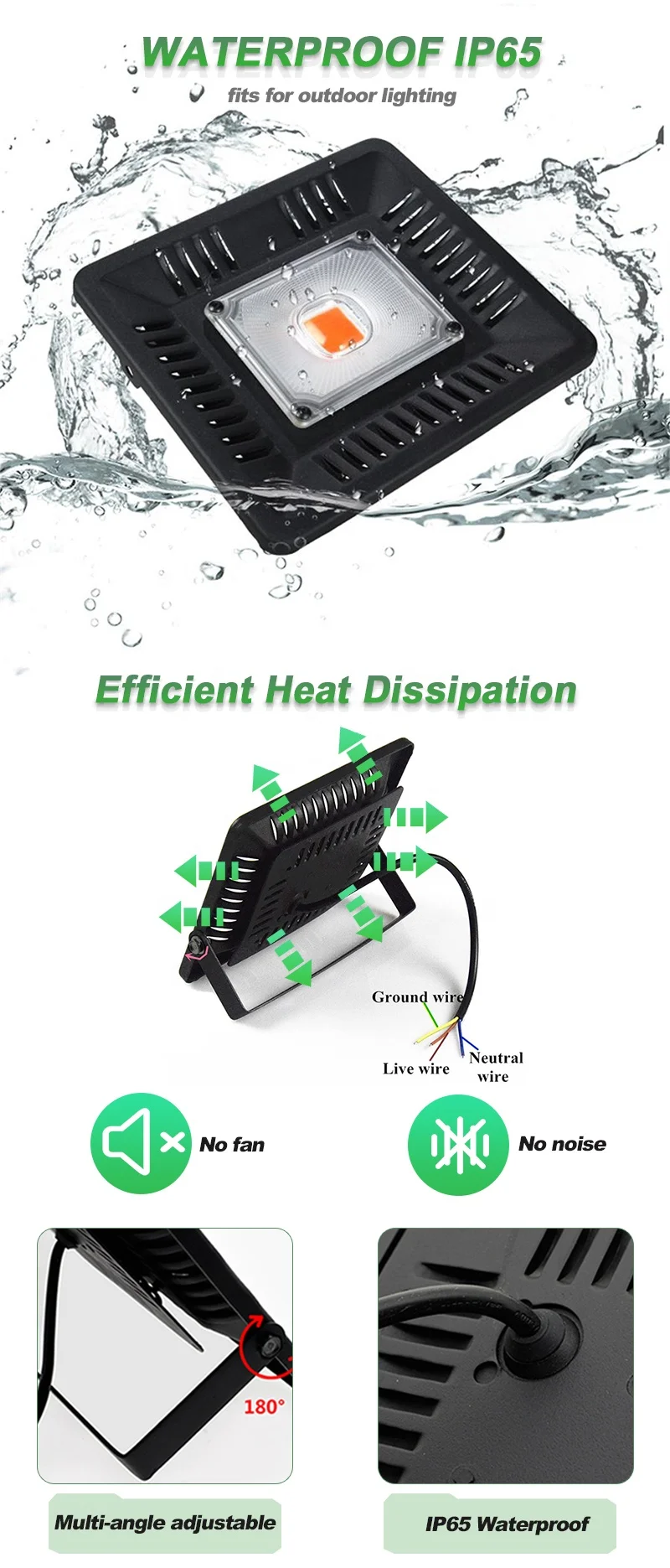 Indoor hydroponic vegetable Grow light Greenhouse grow lamp uv ir led grow light full spectrum