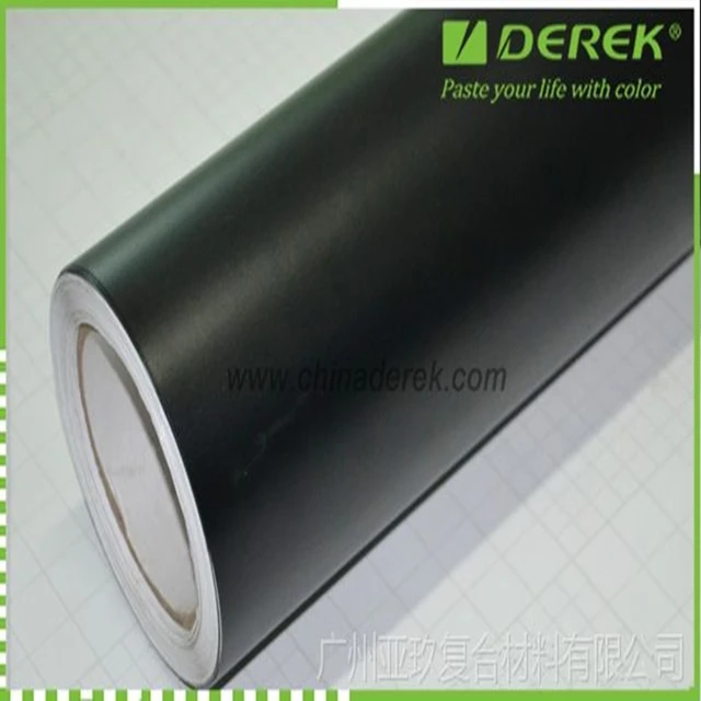 Matte Black Car Warp Vinyl Self Adhesive Vinyl Protective Film for Car Body Sticker