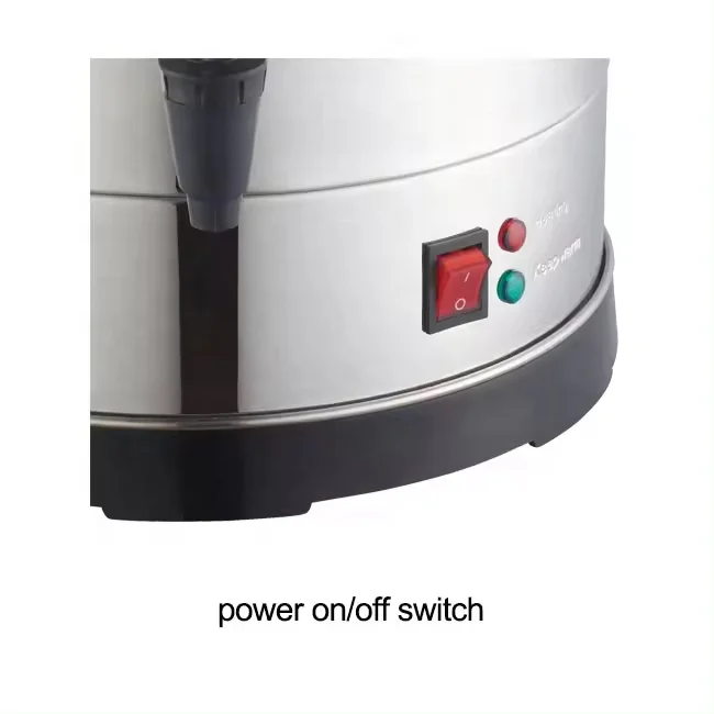 35L Single Wall Electrical Appliance Stainless Steel Tea Coffee Boiler Hot Water Urn Commercial Water Boiler
