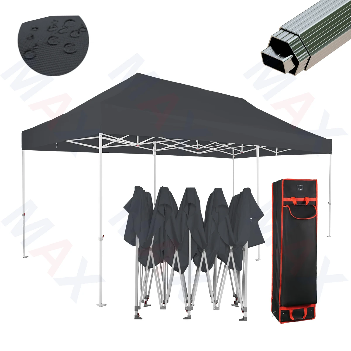 Personalized Design 3x3 3x4.5 3x6 Aluminum Alloy Mega Pop-Up Trade Show Canopy Tent Sidewalls Marquee Event Equipment