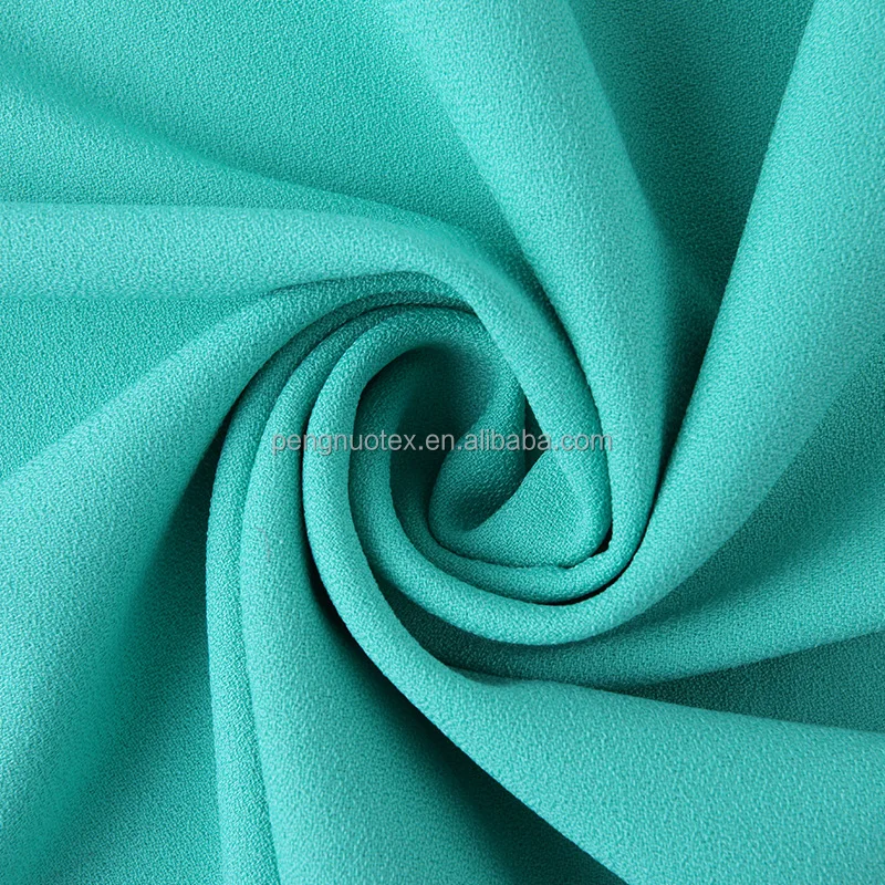 thick crepe fabric for dress/double korean heavy moss crepe voile fabric characteristics definition
