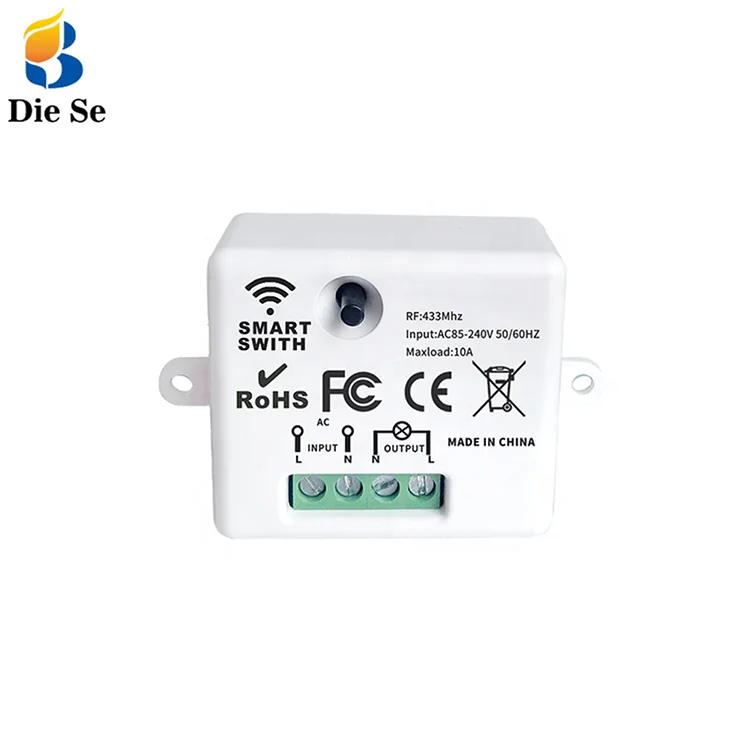 ac 220v relay wireless rf remote control switch 433mhz rf module remote switch 220v wireless relays