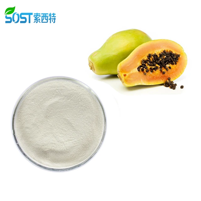 
SOST Biotech EU Organic Papaya Extract Cheap Price Enzyme Papain 