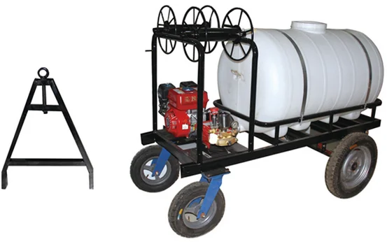farm tractor transport water tank trailer sprayer trailer