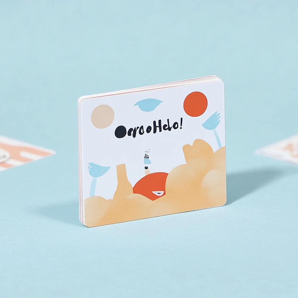 Custom Card Game With Box Full Color Deep Connection Affirmation Card Deck Printing