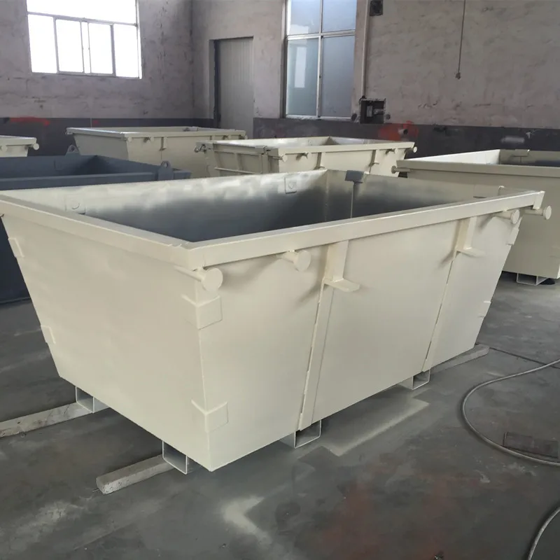 8m customized color scrap metal recycling skip bins