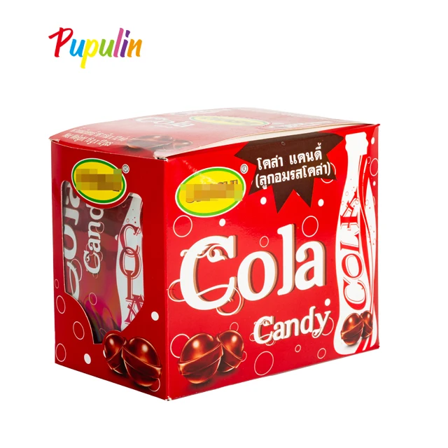 Wholesale Halal super sour Cola hard candy individual packing sweet candy Cola flavor hard candy