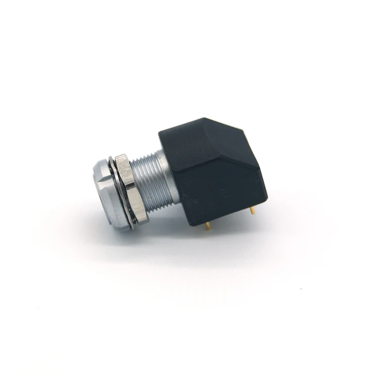 Automotive elbow for push pull connect 2 rectangular tub m12 industrial connectors