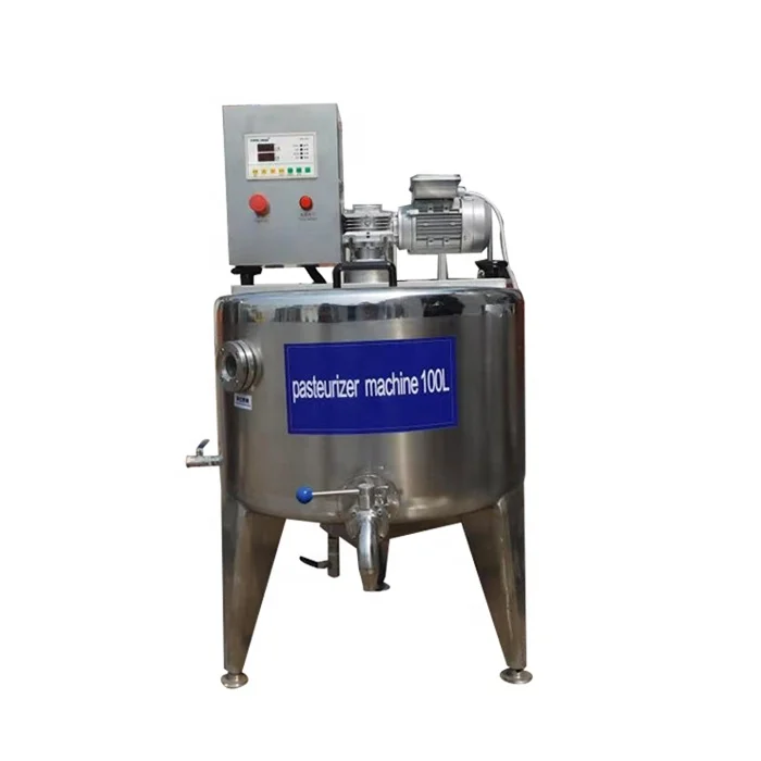 100L 200L 300L 500L fresh juice batch daily yogurt cheese goat coconut milk pasteurizer