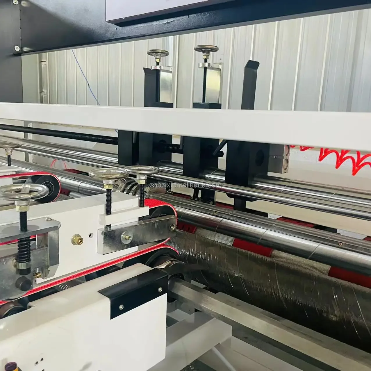 ZHENHUA-QZD Packing Making Corrugated Carton Box Folding Gluing  Automatic Folder Gluer For Making Box Folder Gluer Machine