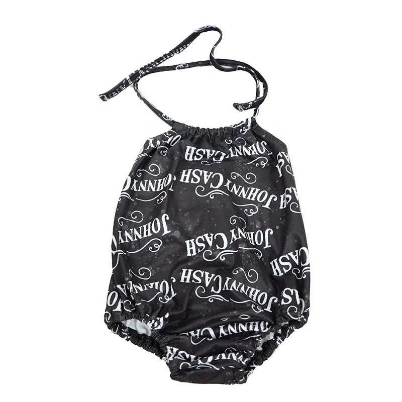 
fashion Cute Summer Sleeveless Newborn Toddler Baby girl Rompers infant baby halter bubble leotard 