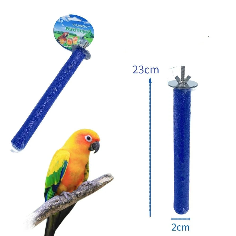 Colorful Pet Bird Cage Perches Parrot Chew Toy for Sale Natural Living Wooden bird ladder  for parrots toy cage toy