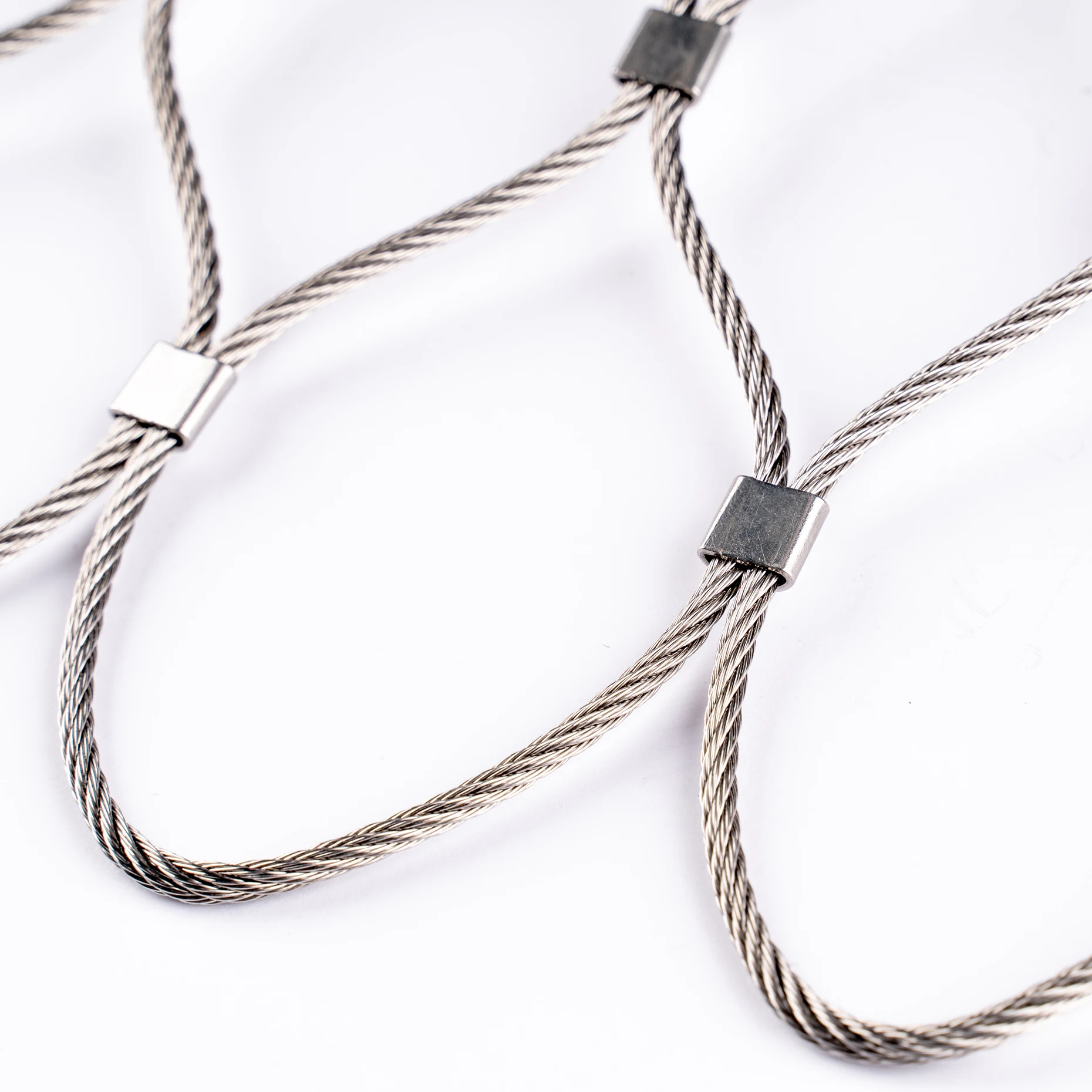 Hot Sale Stainless Steel Aviary Mesh Zoo Rope Mesh Animal Enclosure Wire Rope Mesh For Birds Aviary