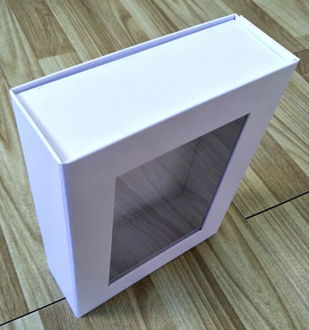 Custom luxury white magnet flap clothing paper box foldable magnetic closure gift boxes with black ribbon