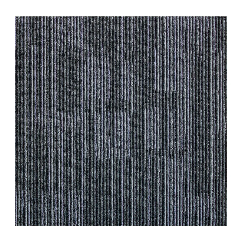 Loop pile tufted Carpet Tiles with soft non-woven backing for commercial Office Hotel