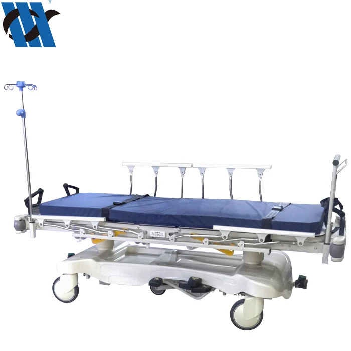 BDEC04B Youngcoln Factory Wholesale Multifunction Patient Transfer Hydraulic Platform Operation Connecting Stretcher Trolley