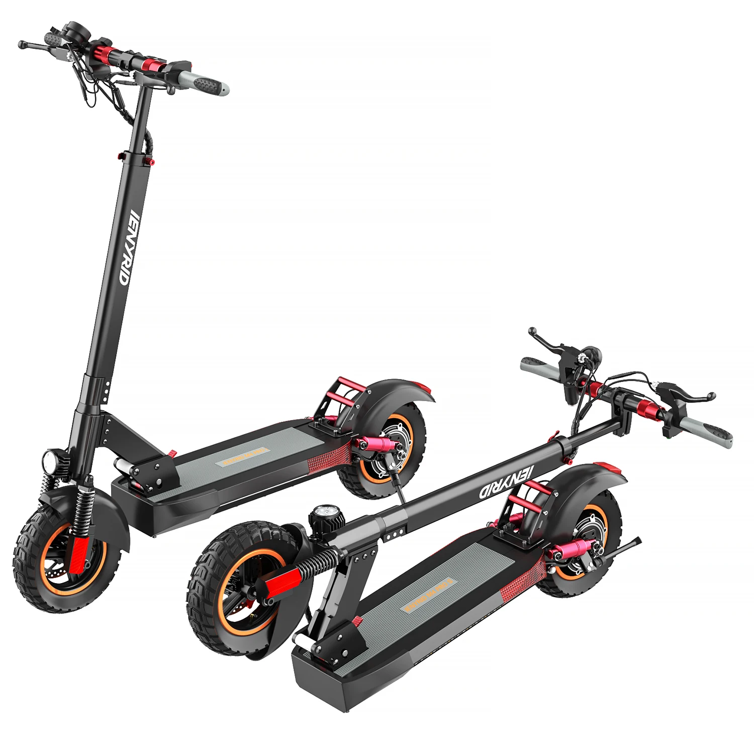 iENYRID M4Pro S New Disc Brake Electric Scooters 600W Powerful Fat Tire Wide Wheel Max Support  Kick Bike Scooter From USA Stock