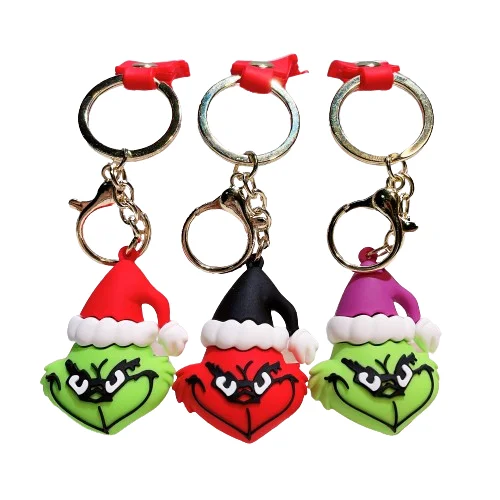 Trend Products 2024 Creative Christmas Character Doll Car Key Chain Pendant Bag Accessories Small Gifts Keychain Toys