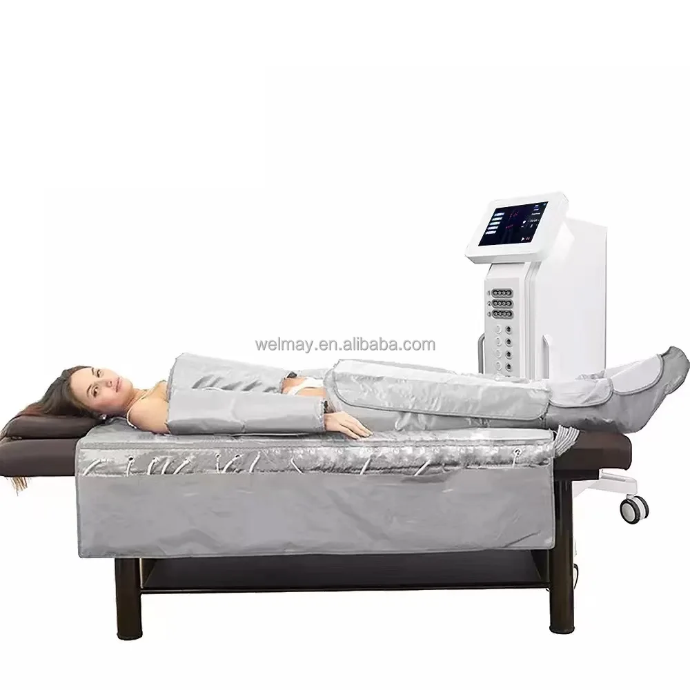 Top Sales Factory Ce 3 In 1 Far Infrared Cavitation Vacuum Lymph Drainage Infrared Massage Therapy Pressotherapy Equipment