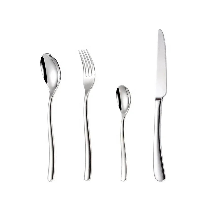 Wholesale High Quality Stainless Steel Flatware Set Travel Camping Cutlery