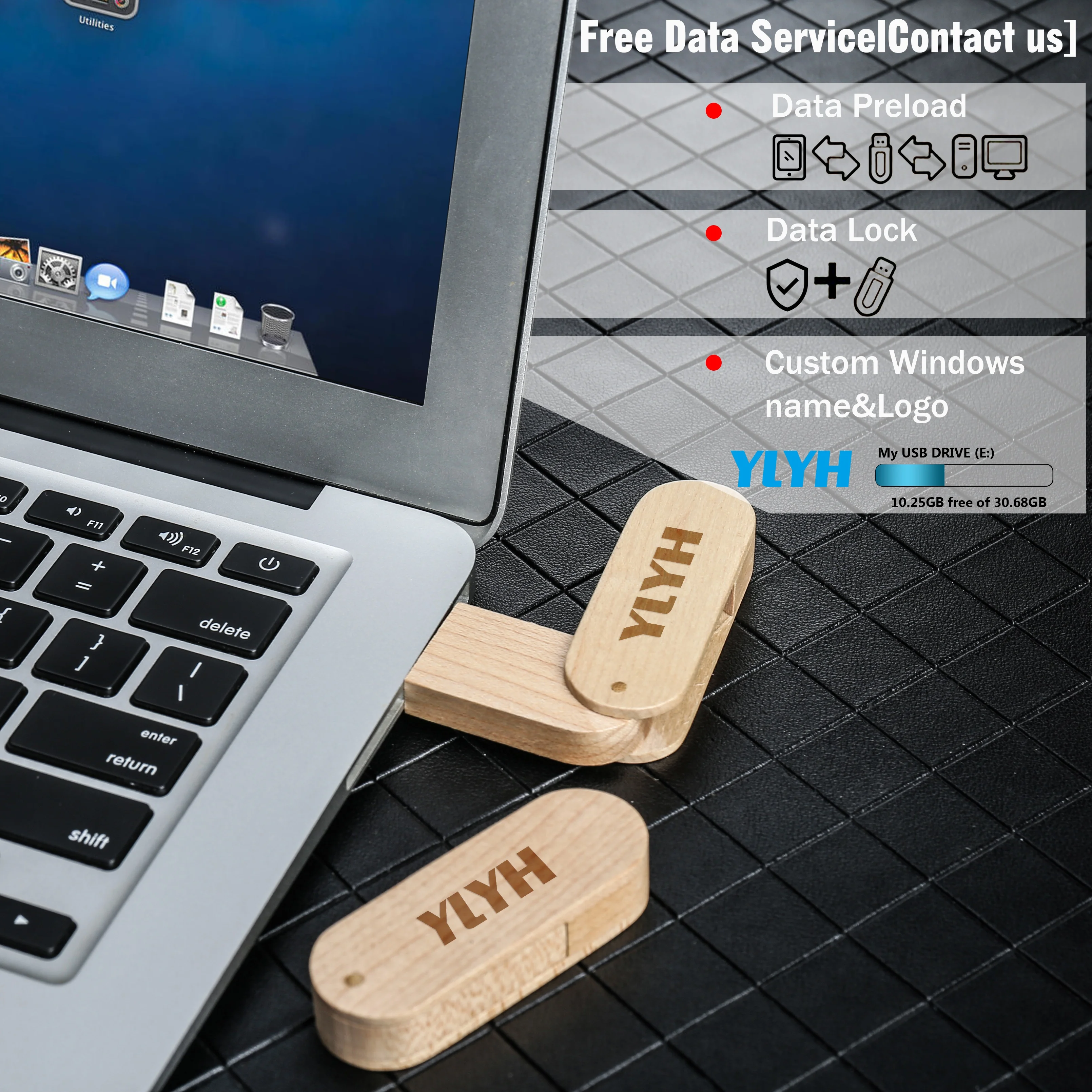 Красивая 2 0 3 16 32 64 ГБ флэш-накопитель для деревянных Usb-накопителей свадебного фотографа клиентов
