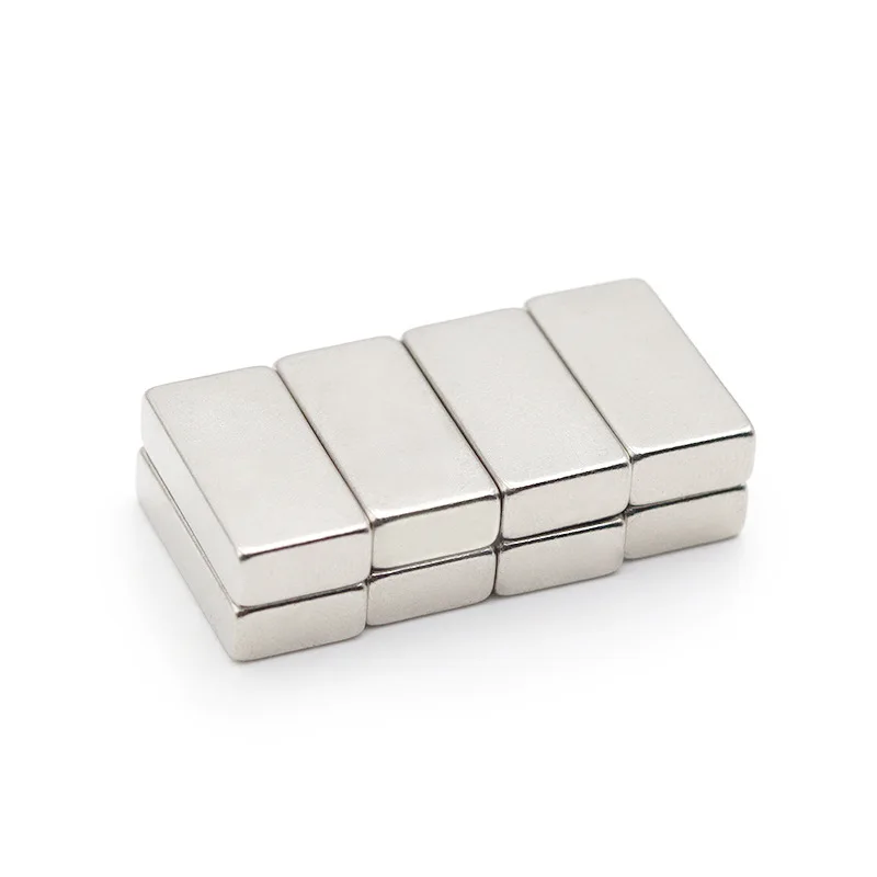 Customized N38 N42 Neodymium Magnet N52 Block Neodymium Magnets Rectangular Magnets For Motor Loudspeaker