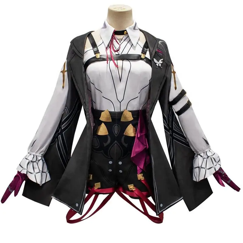 Wholesale Kafka Cosplay Costume Honkai Star Rail Anime Halloween Party Uniform Costume Carnival Party Set Role Play Uniform