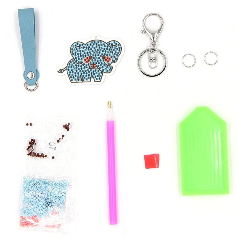 DIY 5D Diamond Paintings Keyholder Custom Acrylic Keychain