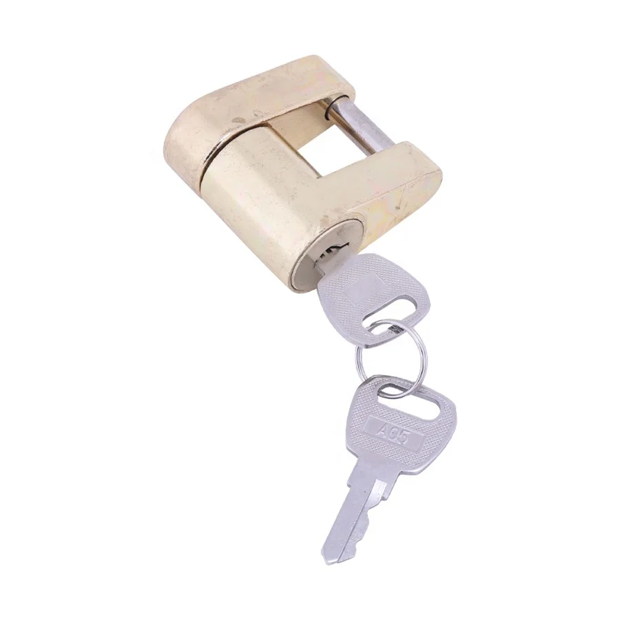 Custom Zinc Alloy Trailer Spare Parts Lock Car System Trailer Coupler Lock