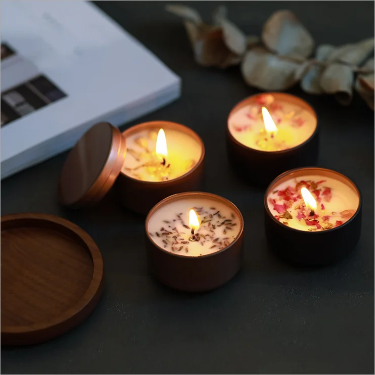 2020 luxury house glass jars scented candle smokeless soy candle wholesale