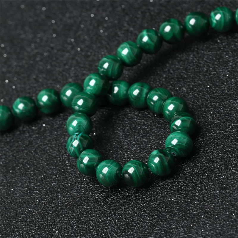 Natural Round Gemstone 8mm Jewelry Green Wholesale Facet 4 Mm Chrysocolla Blue Natural Malachite Beads