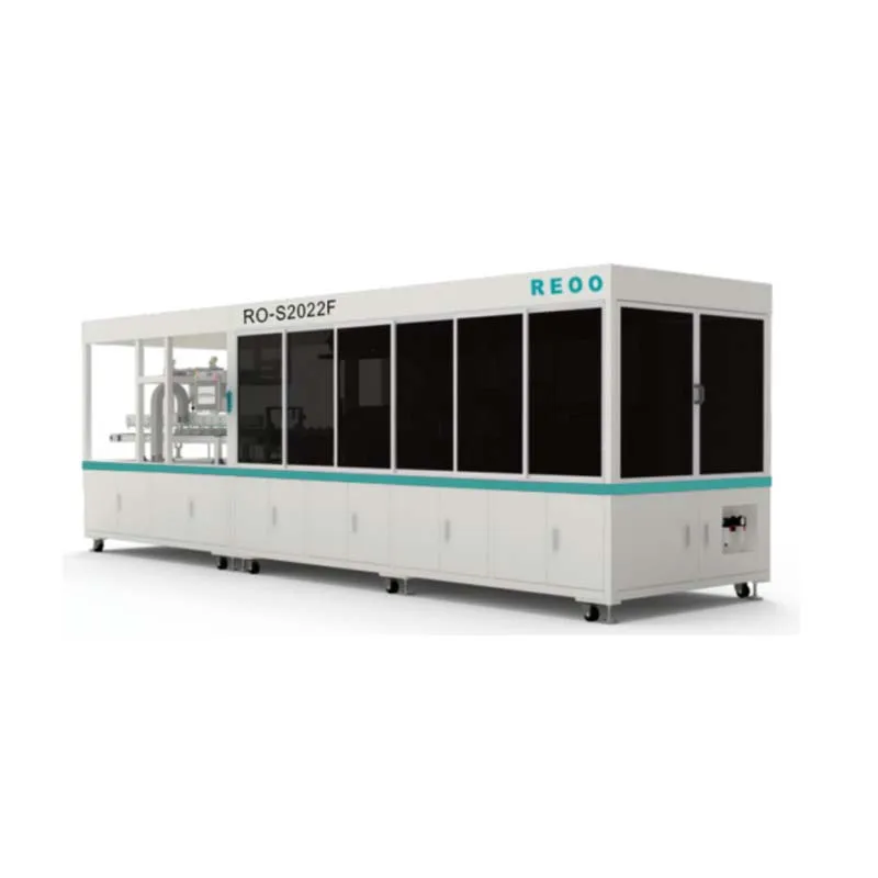 REOO Automatic Solar Cell Soldering stringing machine for solar panel production line support installation, commssion
