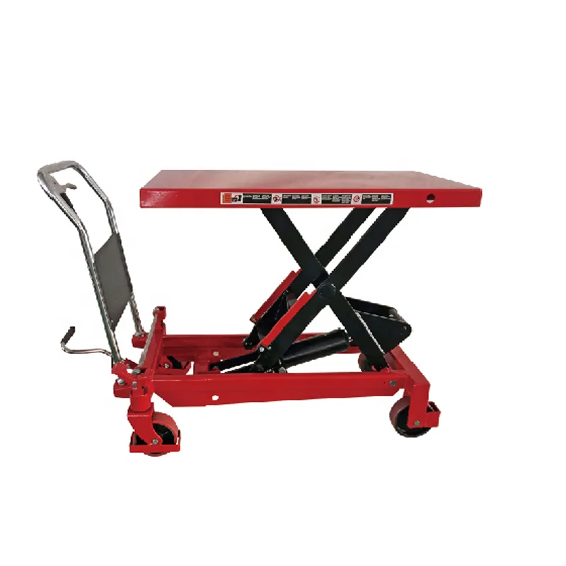Most Popular 180kg 700kg Foldable Adjustable Hydraulic Scissor Mobile Lift Table