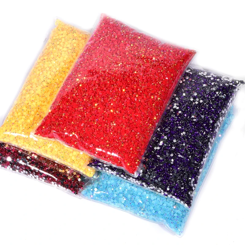 Top Selling Jelly Silver Bottom Resin Non Hot Fix Rhinestones Transfer Designs for Wedding Dress Decoration